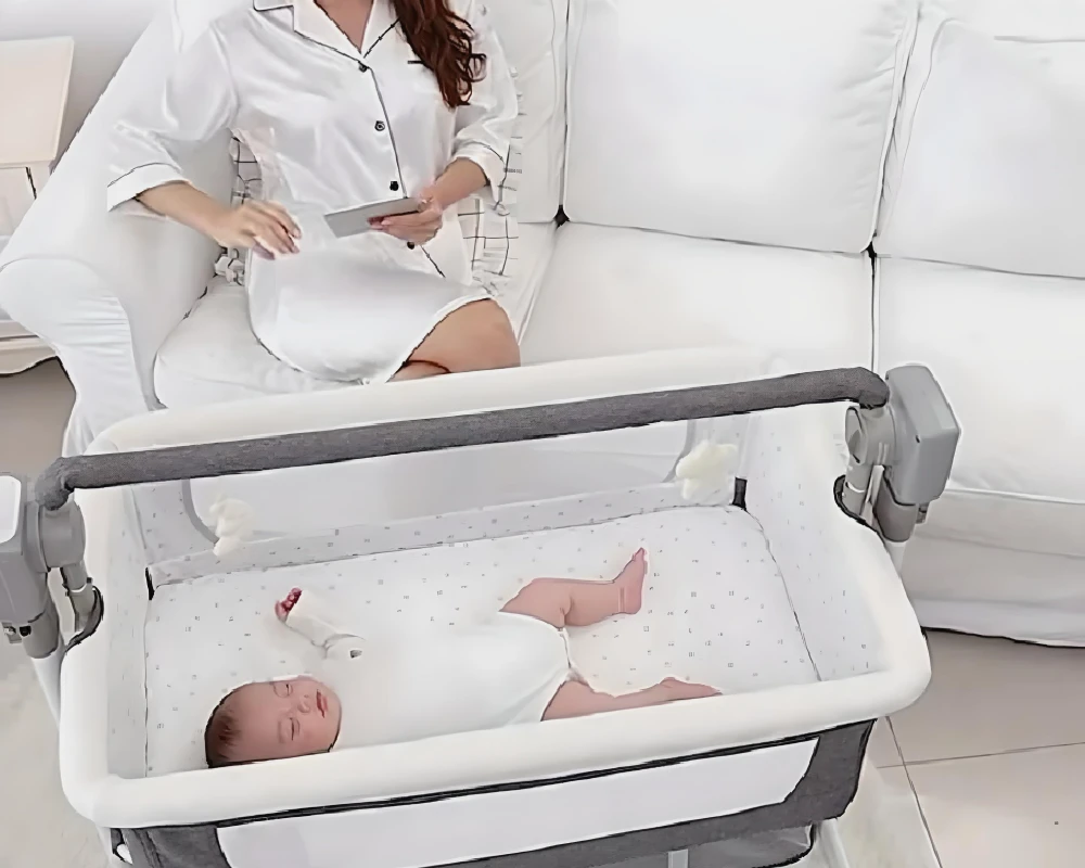 deluxe cradle and swing