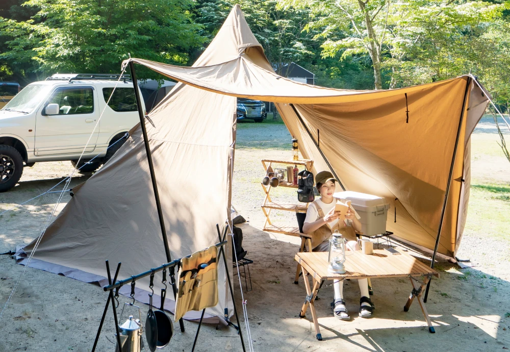 luxe pyramid tent