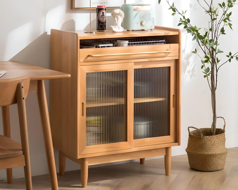 sideboard buffet cabinet glass doors